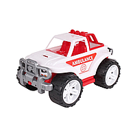 Детская машинка "Внедорожник Ambulance" ТехноК 3534TXK детские игрушки для игр в песочнице