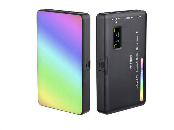 LED мінісвітло Luxceo W140 RGB 3100 mAh 2500-9000K, фото 1