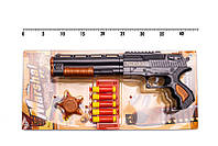 Детский игрушечный дробовик (ружье) "Marshal" Golden Gun 915GG с мягкими пулями