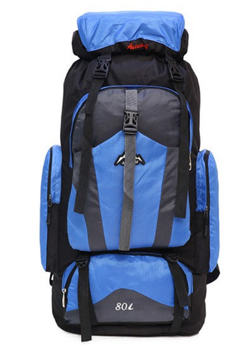 Рюкзак походный туристический универсальный, рюкзак 80л дорожный синий ...