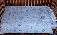 Комплект з ковдрою та подушкою у дитяче ліжечко "Малюк"