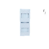 Свічка столова, конусна пряма, h = 25 см, 10 штук у пакованні, біла