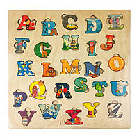 Детская игра Азбука английского языка 172094 деревянная игра для изучения английских букв для детей