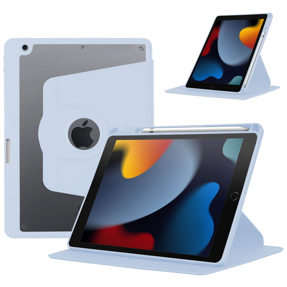 Чохол Galeo Hybrid Rotating Stand для Apple iPad 7/8/9 10.2" (2019/2020/2021) Light Blue, фото 1
