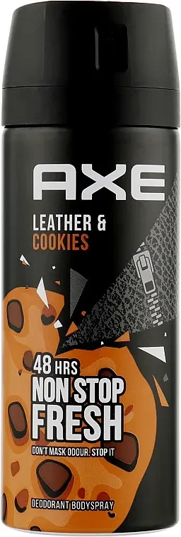 Дезодорант AXE "Leather & Cookies" (150мл.)