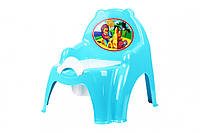 Горшок детский кресло ТехноК 4074TXK синий горшок для детей