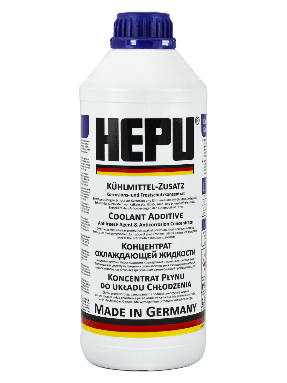 Рідина охолоджувальна Антифриз концентрат G11 синя 1,5 л HEPU (P999)