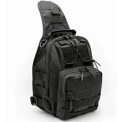 Сумка через плече слінг VA P-152 тактична чорна