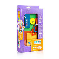 Детский Бизиборд "Бери с собой" ZZ1000-02 (укр) развивающая игрушка логика Бизиборд