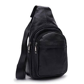 Чоловічий шкіряний рюкзак Keizer K1081bl-black