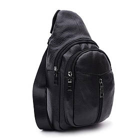 Чоловічий шкіряний рюкзак Keizer K1085bl-black