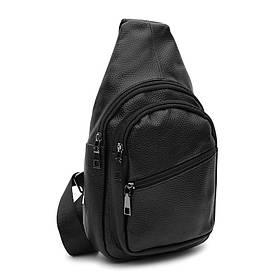 Чоловічий шкіряний рюкзак Keizer K1083bl-black