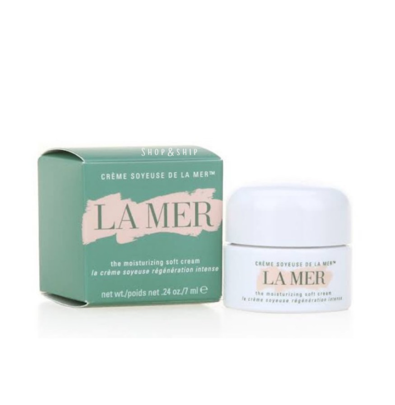 Легкий зволожуючий крем для обличчя La Mer The Moisturizing Soft Cream 7мл