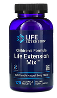 Life Extension, Life Extension Mix, добавка для детей, натуральный ягодный вкус, 120 жевательных таблеток