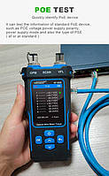 NOYAFA NF-8508, багатофункціональний мережевий тестер, трасошукач, PoE, VFL, OPM, QC-тест, фото 5