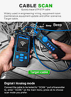 NOYAFA NF-8508, багатофункціональний мережевий тестер, трасошукач, PoE, VFL, OPM, QC-тест, фото 3