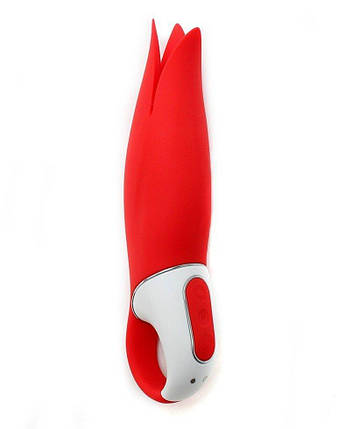 Потужний вібратор Satisfyer Vibes Power Flower з ніжними тріпотливими пелюстками, 12 режимів роботи, фото 2