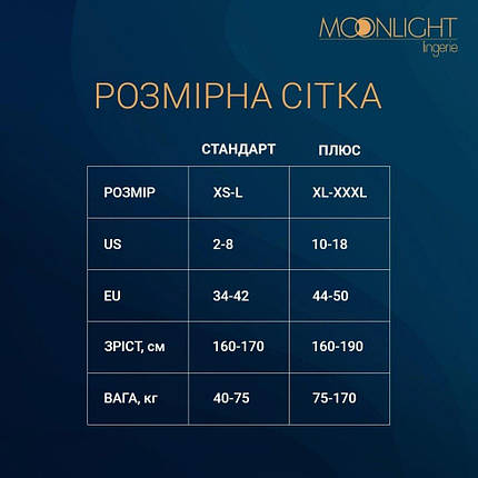 Боді Moonlight Model 11 XS-L Black, глибоке декольте, вставки з великої сітки з боків, імітація т, фото 2