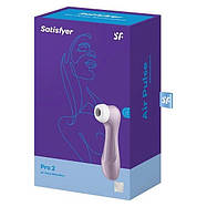 Вакуумний кліторальний стимулятор Satisfyer Pro 2 Violet, фото 3