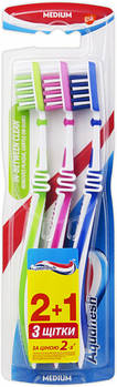 Щітка Aguafresh In-Between Clean st.med (3 од.) (89-01679)