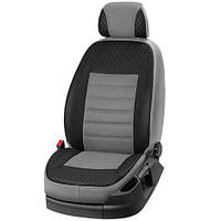 Чехлы на сиденья из экокожи и автоткани Nissan Pathfinder R51 2004-2014 EMC-Elegant