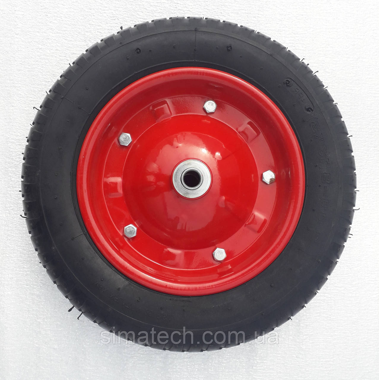 Колесо для тачки 3.00-8/16 пневматичне, під вісь 16мм, фото 1