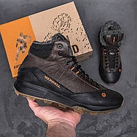 Мужские зимние кожаные ботинки, кроссовки (натуральная кожа), мужская обувь на зиму, размер 40 41 42 43 44 45