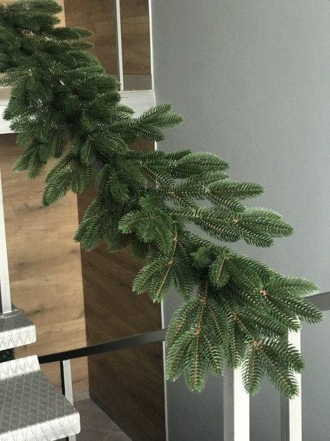 Гірлянда хвойна лита  2 м зелена, фото 1