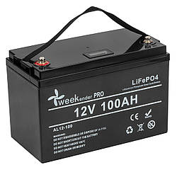 Літій-ферумний акумулятор Weekender PRO LiFeP04 AL 12-100 гарантія 3 роки. Купити літій ферумний акумулятор