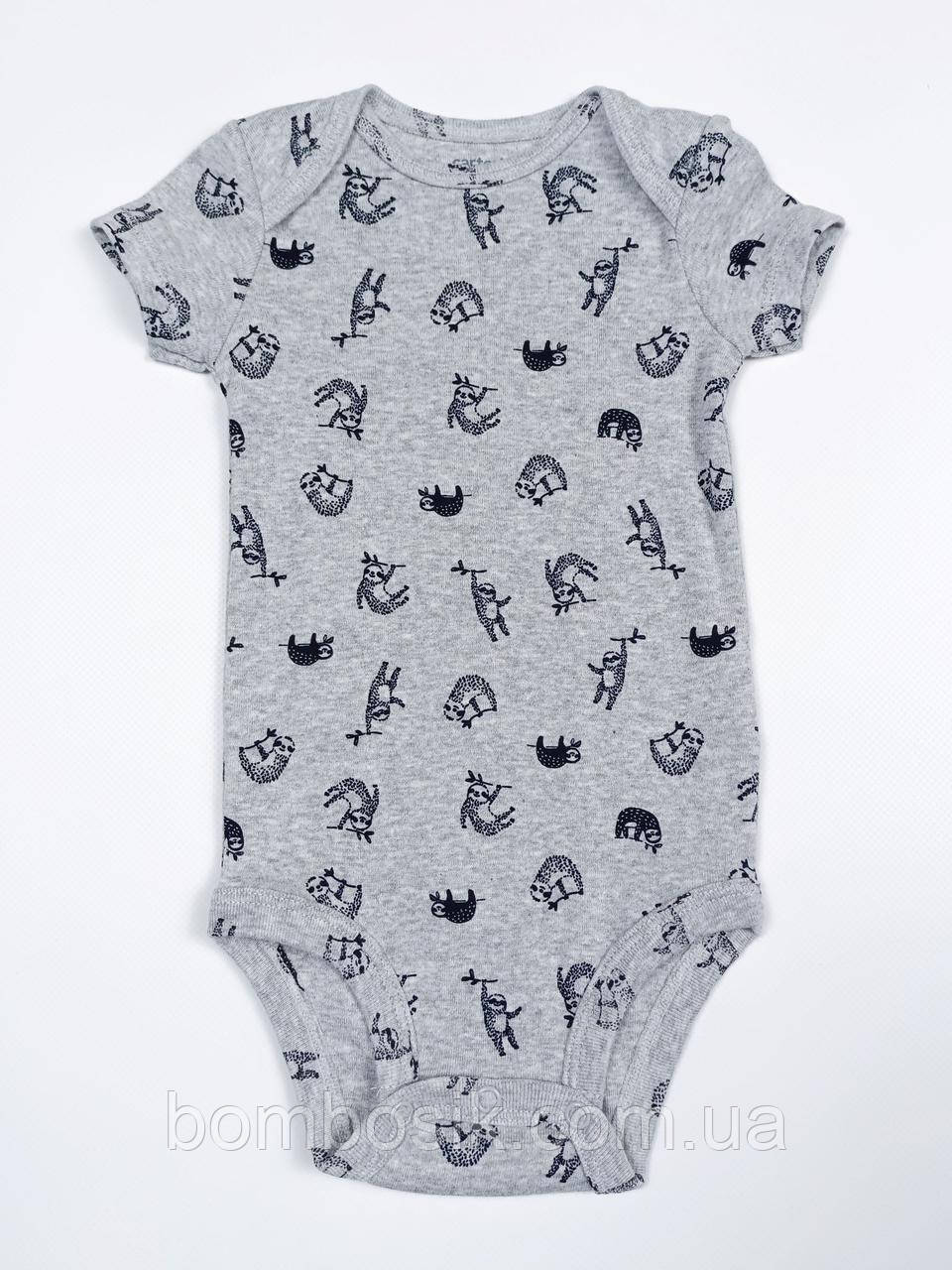 Бодік з коротким рукавом для хлопчика Картерс, 12м (72-76см), фото 1