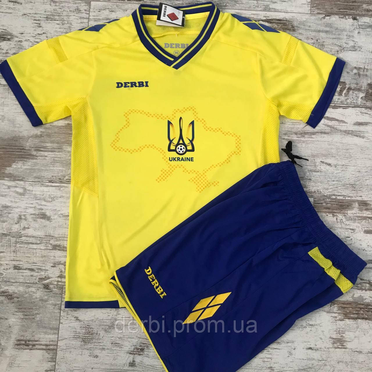 Детская футбольная форма с Украинской символикой - фото 1 - id-p1698435271