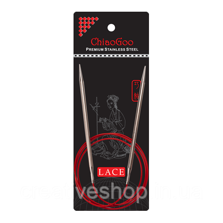 Спиці Chiaogoo Red Lace кругові 2,25мм (80 см)