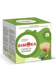 Кава в капсулах Dolce Gusto Gimoka Ginseng 16 шт Італія Джимока Нескафе Дольче Густо
