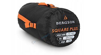 Туристичний спальний мішок кокон Bergson Square Plus 75 cm x 220 cm до -1, фото 5