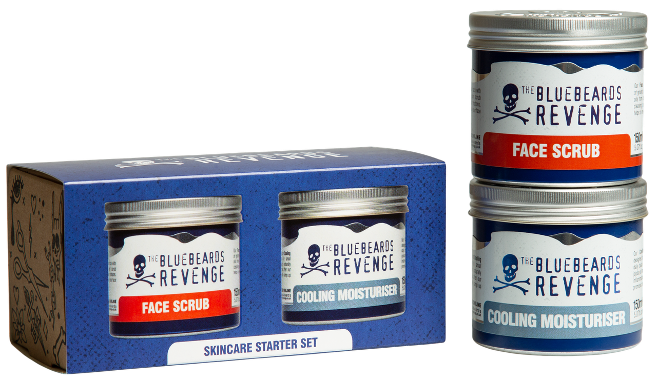 Набір для догляду за обличчям і тілом The Bluebeards Revenge Skincare Starter Set