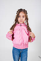 Стильная детская ветровка для девочки BRUMS Италия 141BGAA005 Розовый ӏ Верхняя одежда для девочек .Хит!