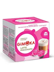 Кава в капсулах Dolce Gusto Gimoka Latte Macchiato 16 шт Італія Нескафе Дольче Густо