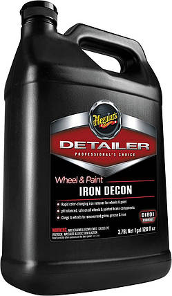 Чистка кузова і дисків від часток металу - Meguiar's Detailer Wheel & Paint Iron Decon 3,79 л. (D180101), фото 2