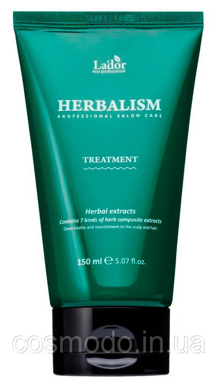 Маска для волосся з трав'яними екстрактами La'dor Herbalism Herbalism Treatment