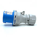 Вилка кабельна IVN 3232, IP44 (32A, 230V, 2P+PE) SEZ, фото 3