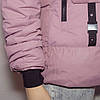 Коротка куртка рожева зимова M,L D.S., фото 6