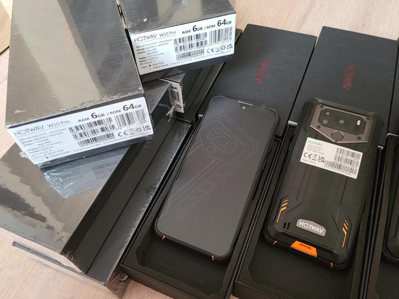 Смартфон HOTWAV W10 PRO Orange 6/64 GB АКБ 15000mah And12 NFC