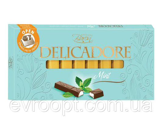 Шоколад Delicadore Baron MINT 200гр., фото 1
