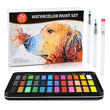 ВІДЕООСЗОР! набір акварельні фарби для малювання Professional Paint Set 36 кольорів. Хіт!