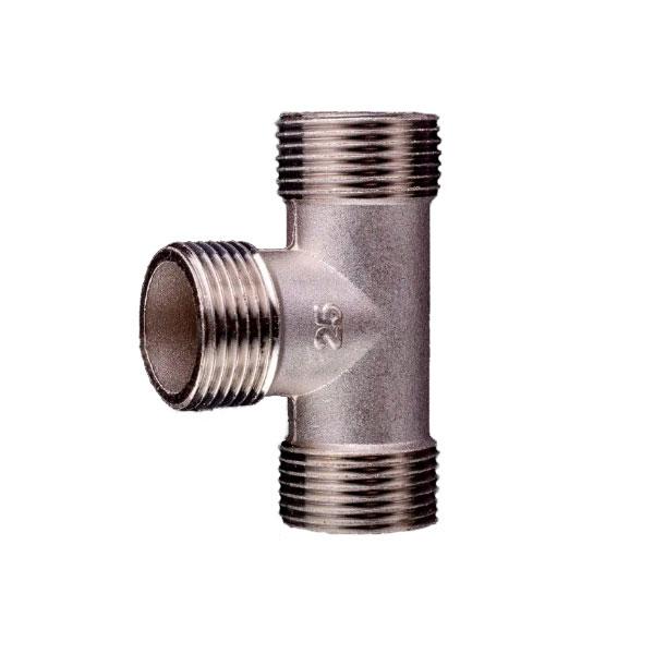 Трійник латуний LEXLINE (нікель) 3/4 ЗЗЗ