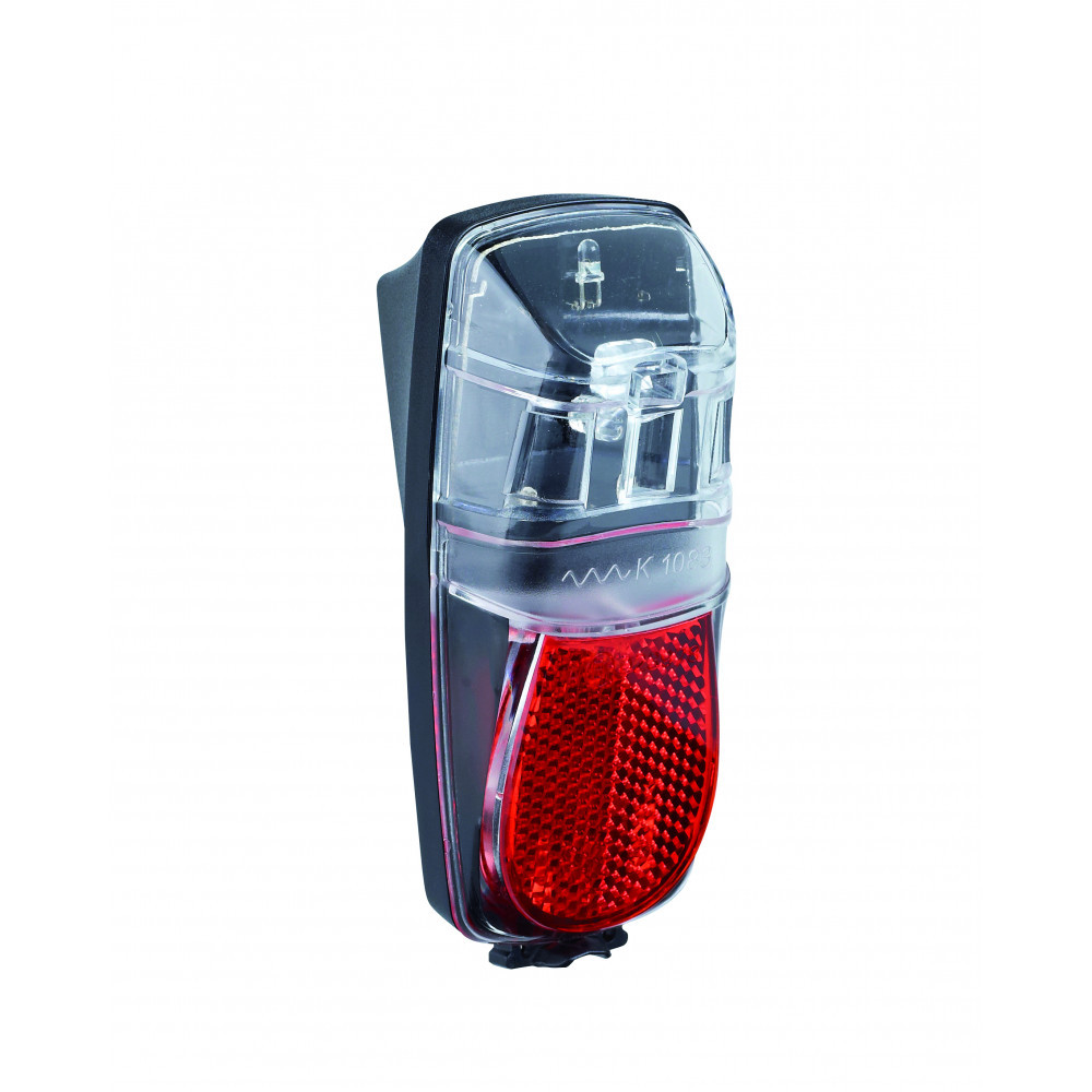 Фара задня велосипедна Red Fire 2 LED для динамовтулки зі стоянковими вогнями, BUCHEL
