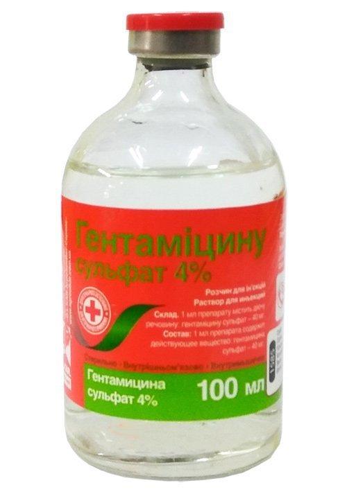 Гентаміцин 4%, 100 мл, фото 1