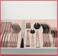 Набір столових приборів на 6 персон 24 предмети кухонного набору вилки та ложки з неіржавкої сталі