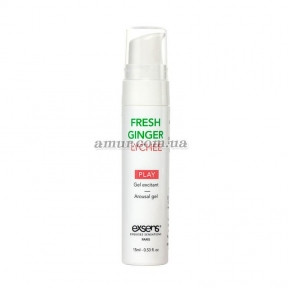 Стимулювальний гель Exsens Kissable Fresh Ginger Litchi 15 мл, що охолоджує