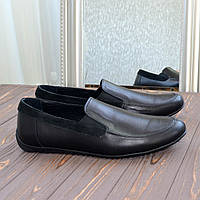 Мужские черные кожаные туфли. 44 размер